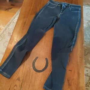 Women's Irideon denim breeches.